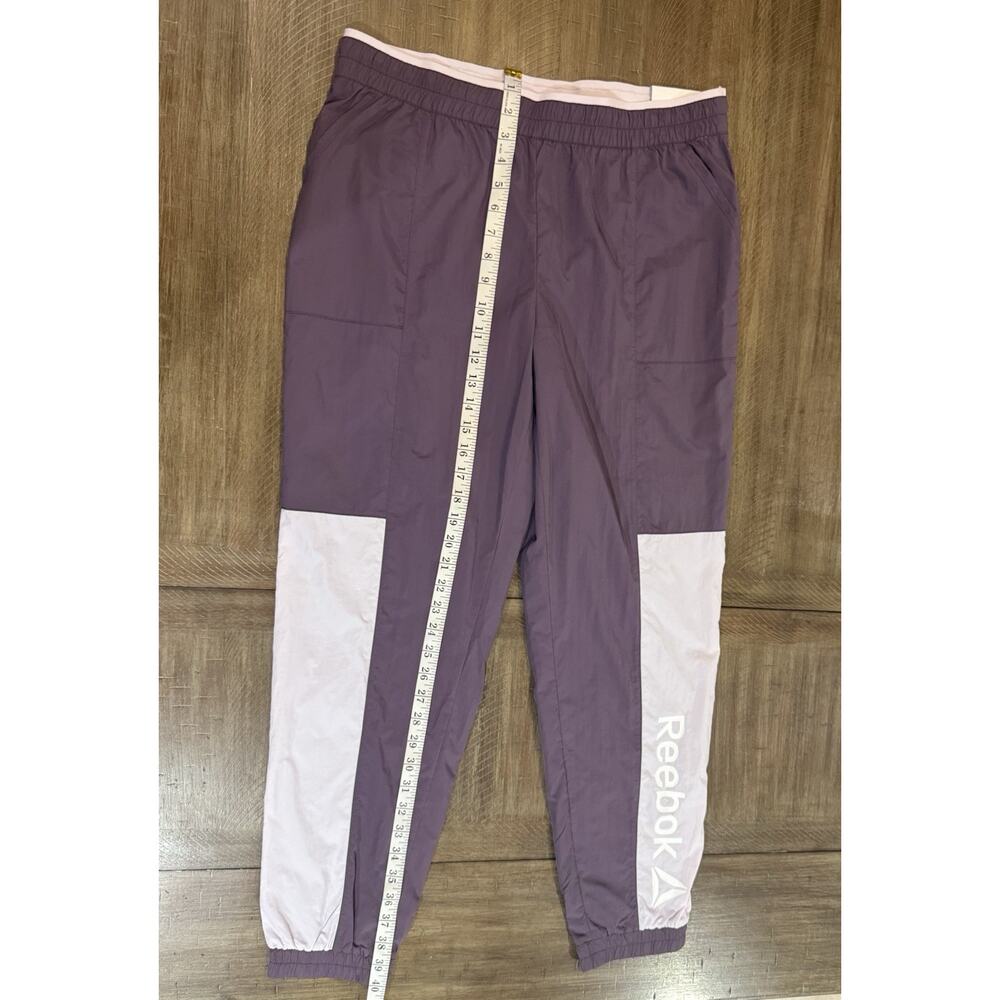 NWT Reebok Purple Focus Track Cuffed Jogger Active Pants Unisex Size Large NEW - Picture 12 of 16
